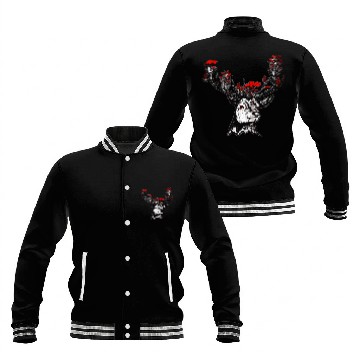 Discover Deer mushrooms Baseball Jackets