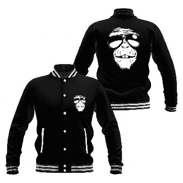 Discover monkey funky gorilla Baseball Jackets