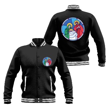 Discover Josef Maria Jesus Jesus birth Bethlehem Christmas Baseball Jackets