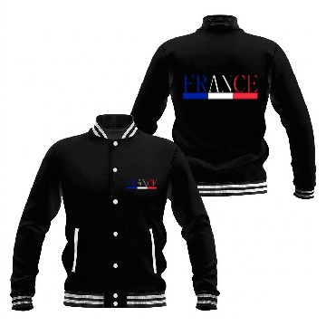 Discover france Baseball Jackets