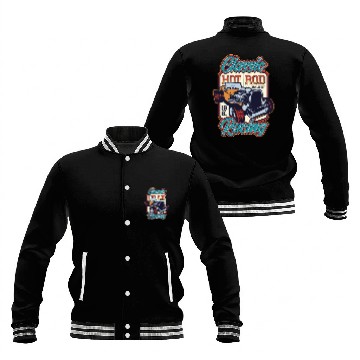 Discover Classic Hot Rod Racing Baseball Jackets