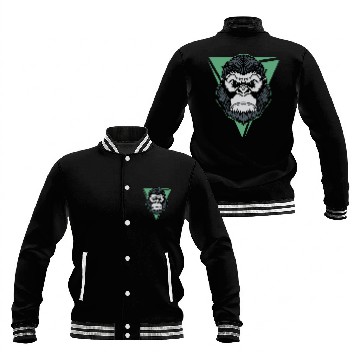 Discover Gorilla Tattoo Art Baseball Jackets