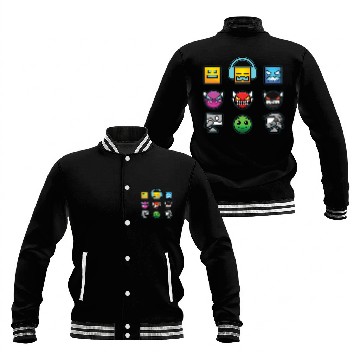 Discover geometry dash insane Baseball Jackets