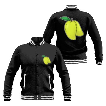 Discover Mango hand drawn fruits summer Baseball Jackets