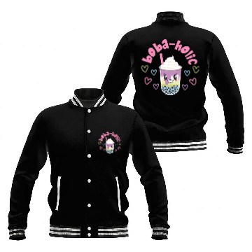 Discover Bubble Boba Tea Baseball Jackets