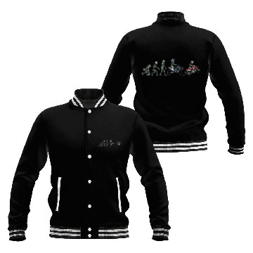 Discover Motocross Evolution Baseball Jackets