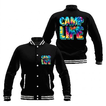 Discover camp life,SUMMER Camp, fall camp,boy scouts,trekki Baseball Jackets