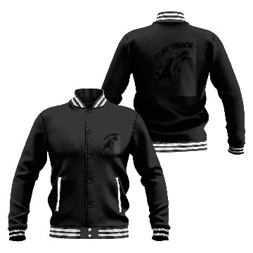 Discover Flat Track Motorcycle Racing Mens Unisex Crew Neck Baseball Jackets