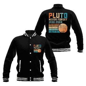 Discover Pluto Never Forget Baseball Jackets