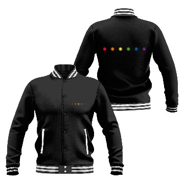 Discover Gay Pride Rainbow Polka Dot - LGBT Polka Dot Day Baseball Jackets