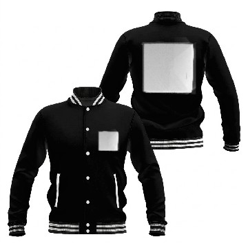 Discover metal surface square craft silver shiny square Baseball Jackets