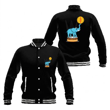 Discover Elephant Show Animal Trainer Gift Baseball Jackets