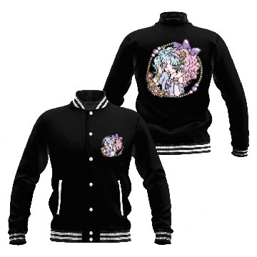 Discover Pastel Goth Girl Baseball Jackets