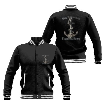 Discover Dry Tortugas Florida Keys Vacation Nautical Anchor Baseball Jackets
