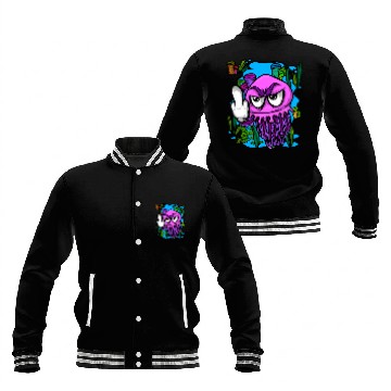 Discover Jelly Fish Middle Finger Jellyfish Baseball Jackets