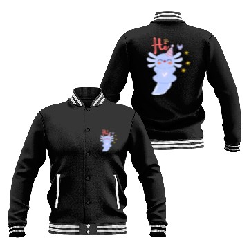 Discover Baby Axolotl Art - 7 Baseball Jackets