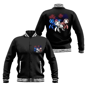 Discover Gift for turtle lover fourth of july 4th of july Baseball Jackets