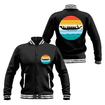 Discover Dragon Boat Racing Crew Paddlers Water Sport Baseball Jackets