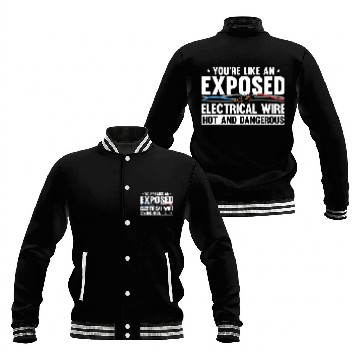 Discover Electrician Electrical Engineer Lineman Baseball Jackets
