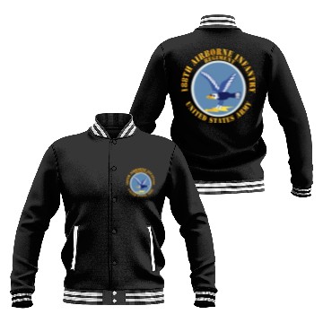 Discover Army 188th Airborne Infantry Regiment SSI X 300 Baseball Jackets