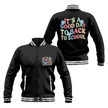 Discover It's A Good Day To Back To School Cute Teacher Baseball Jackets