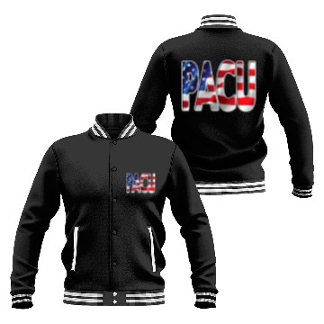 Discover Nurses USA Flag Stars Stripes PACU Baseball Jackets