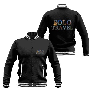Discover in love with solo travel, in all seasons Baseball Jackets