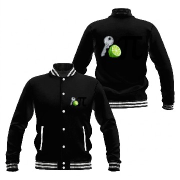 Discover Key Lime Pi Pun funny Pi Day Key Lime Pi Baseball Jackets