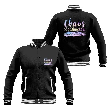 Discover Chaos Coordinator Baseball Jackets Cute Preschool Teacher Baseball Jackets