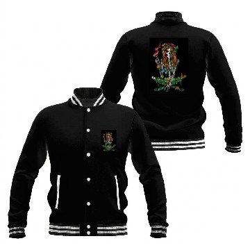 Discover Psychedelic Hippie Skeleton Baseball Jackets