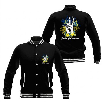Discover Peace in Ukraine Baseball Jackets