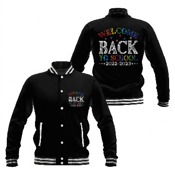 Discover welcome back to school 2022 2023 Baseball Jackets