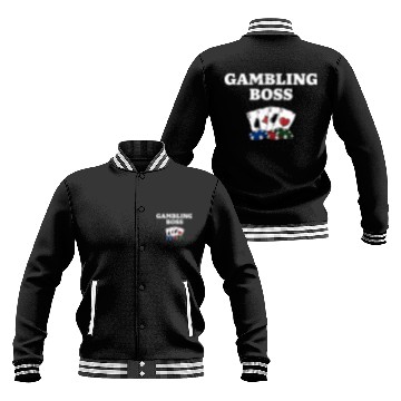 Discover Gambling Boss Casino Poker Gaming Place Poker Baseball Jackets