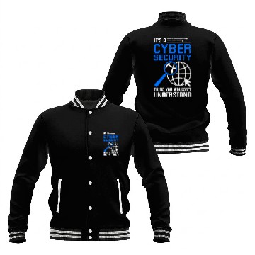 Discover Cyber Security Funny Ethical Hacker Baseball Jackets