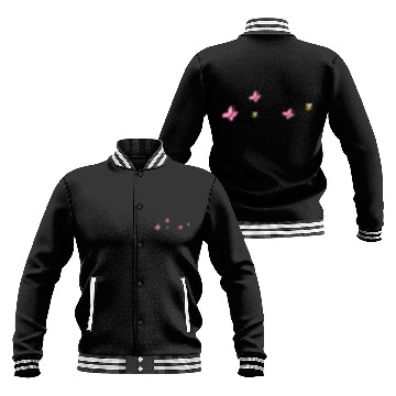 Discover symbols shapes nature butterfly bee animals Baseball Jackets
