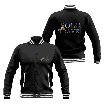 Discover in love with solo travel, in all seasons Baseball Jackets