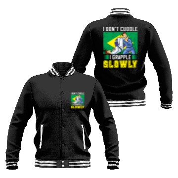Discover Brazilian Jiu Jitsu Sarcastic Quote MMA BJJ Baseball Jackets