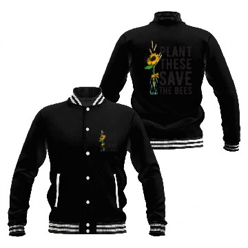 Discover Plant These Save The Bees Earth Day Baseball Jackets