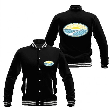 Discover Surf Sunrise Oval Baseball Jackets