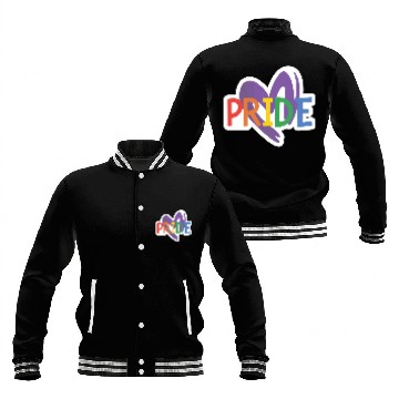 Discover Pride Month LGBTQ Sticker Baseball Jackets