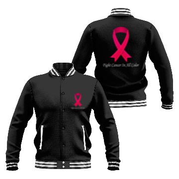 Discover Cancer Sucks In Every Color Fighter Fight Support Baseball Jackets