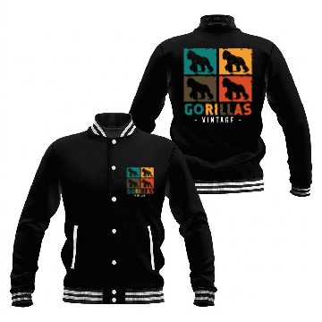 Discover Gorilla Training Weightlifting Baseball Jackets