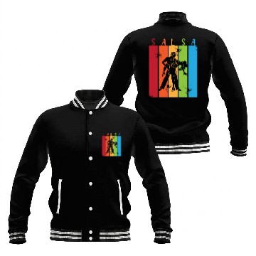 Discover Retro Dance Salsa Dancer Baseball Jackets