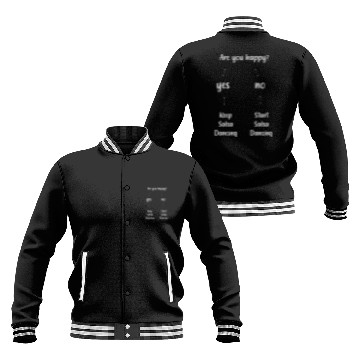 Discover Are You Happy Ballroom Dance Funny Salsa Baseball Jackets