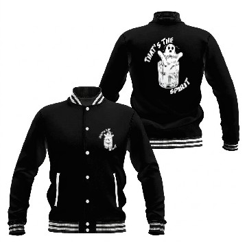 Discover That's The Spirit Funny Halloween Ghost Baseball Jackets