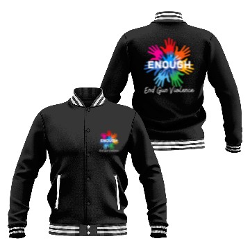 Discover Enough End Gun Violence Gun Awareness Day Wear Baseball Jackets