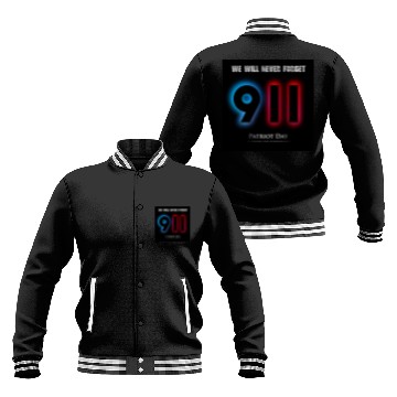 Discover We will never forget Patriot Day 9-11/ twin towers Baseball Jackets