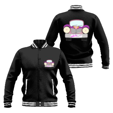 Discover Old Car Girly Distraction Tactics Pink and Purple Baseball Jackets