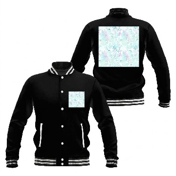 Discover Abstract Winter Pattern Baseball Jackets