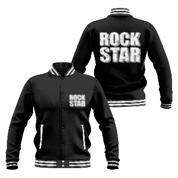 Discover Rock Star Music Style Genre Guitar Rock Band Baseball Jackets